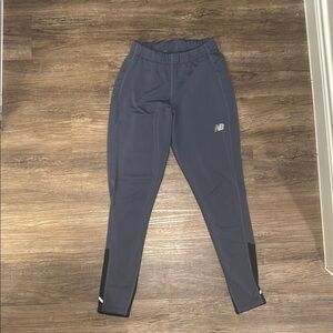 Charcoal Grey Leggings with Tapered Leg and Elastic Waistband